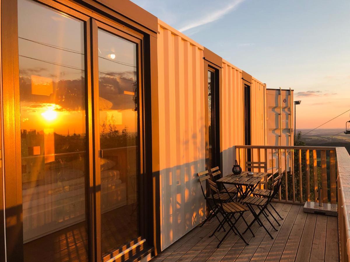 Villa Bergheim Container Loft Schöneck Exterior foto